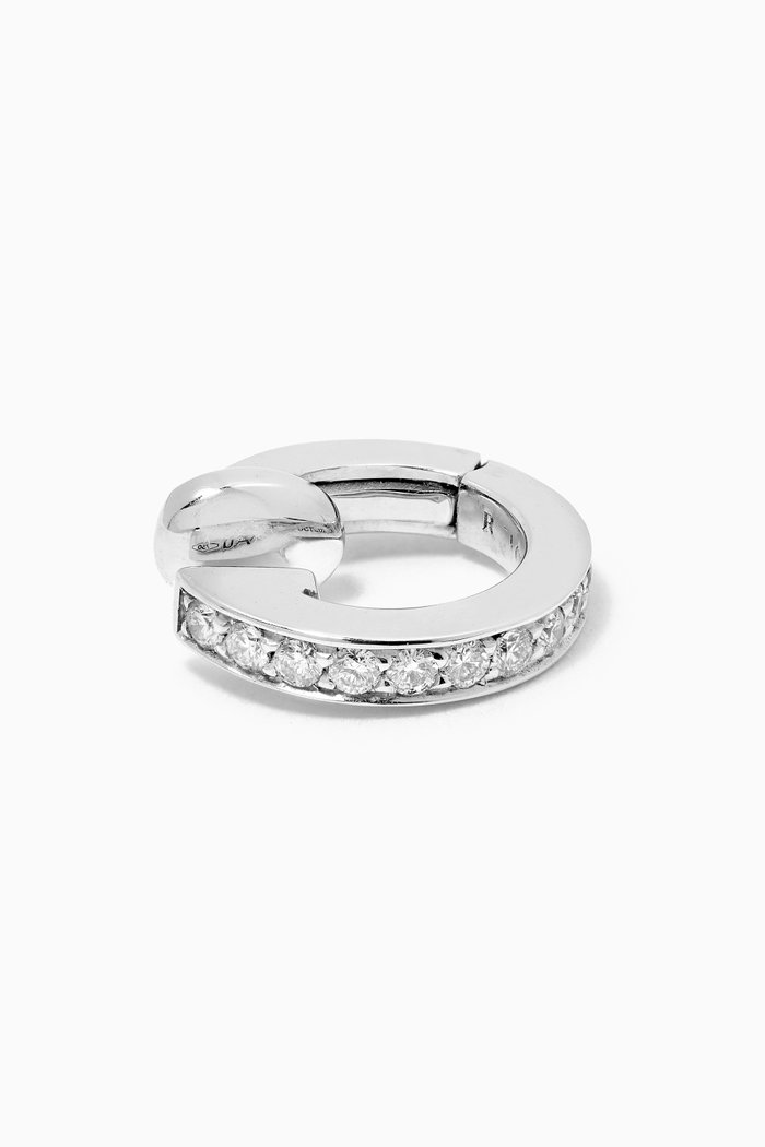 

Berbere Single Clip Ear Cuff with Diamonds in 18kt White Gold