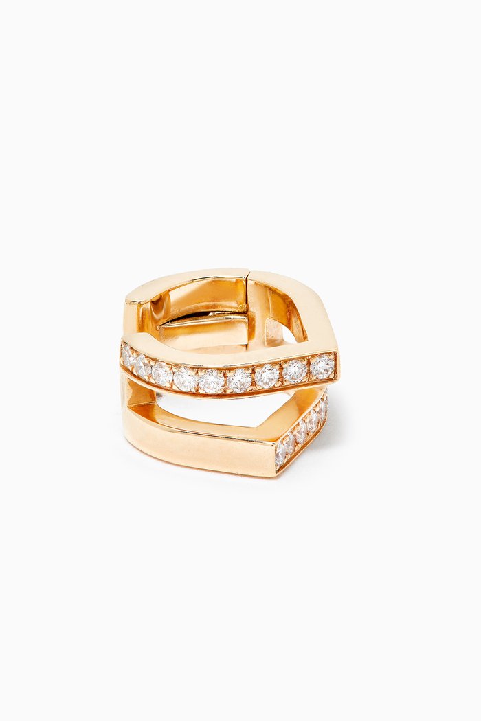 

Antifer Ear Cuff with Diamond in 18kt Rose Gold