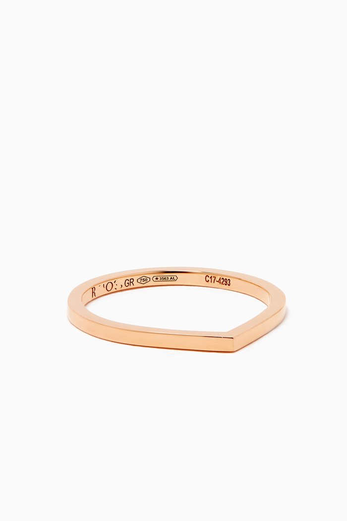 Antifer Ring in 18kt Rose Gold