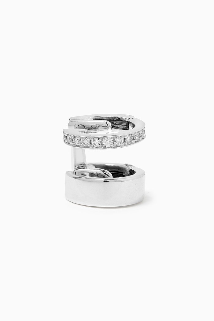 

Berbere Single Ear Cuff with Diamond in 18kt White Gold
