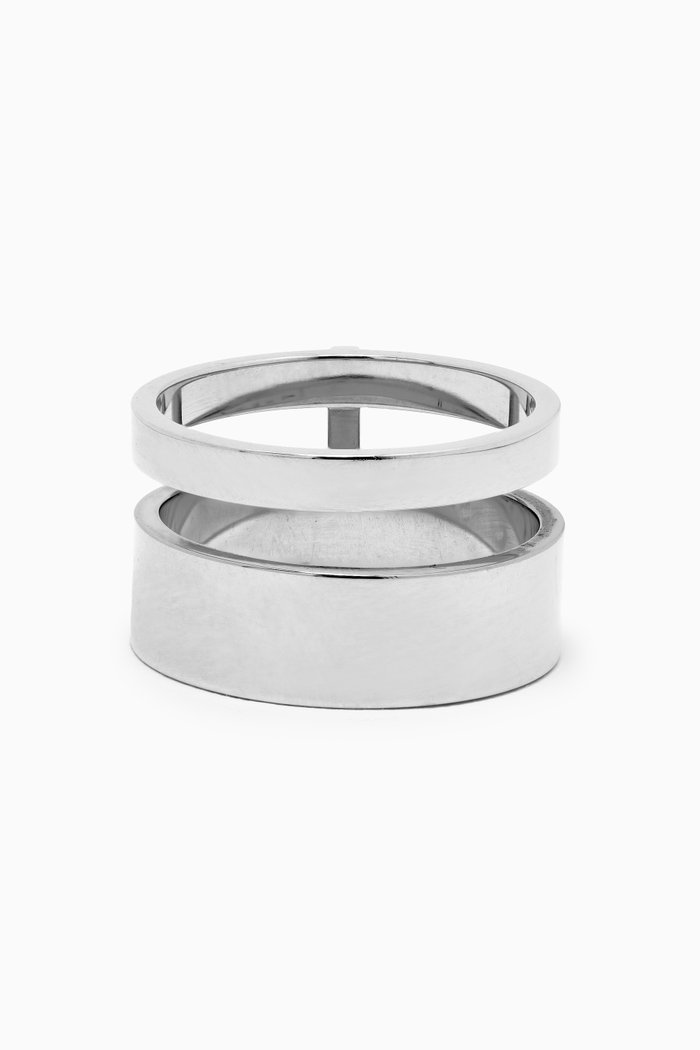 

Berbere Module Ring in 18kt White Gold