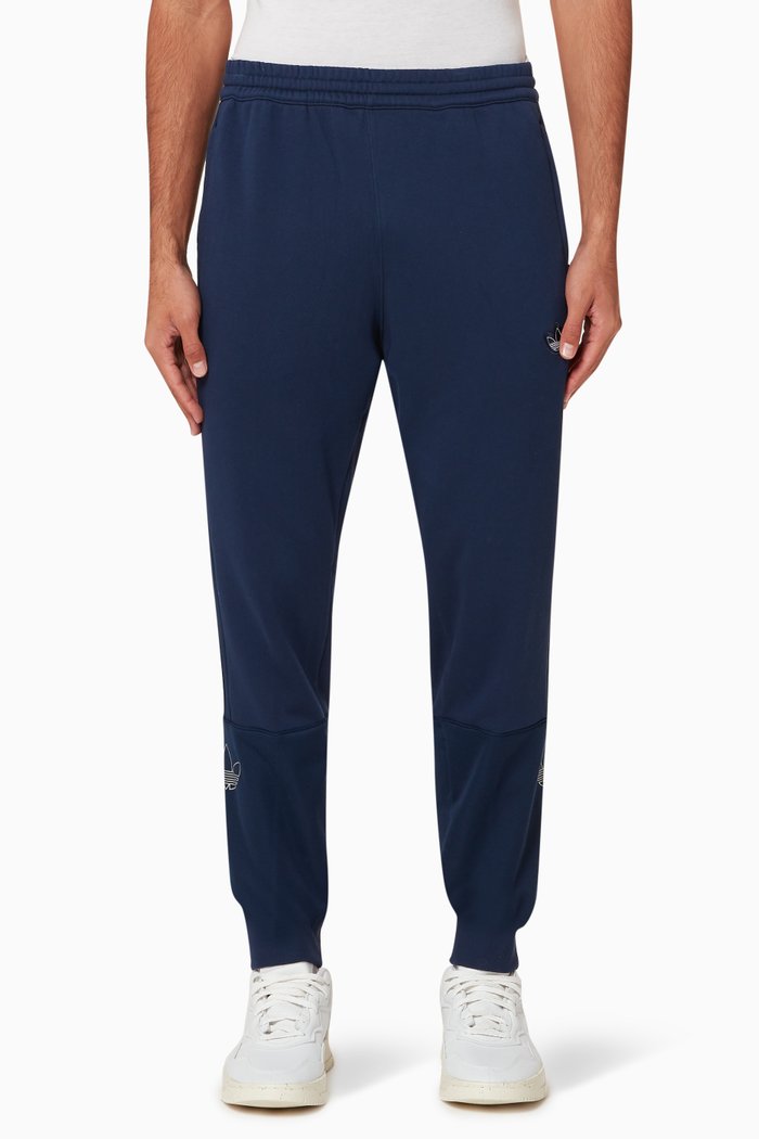 

Silver Foil Outline Track Pants, Blue