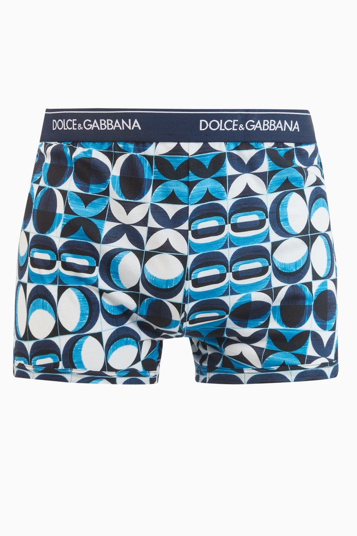 

Majolica Cotton Boxers, Blue