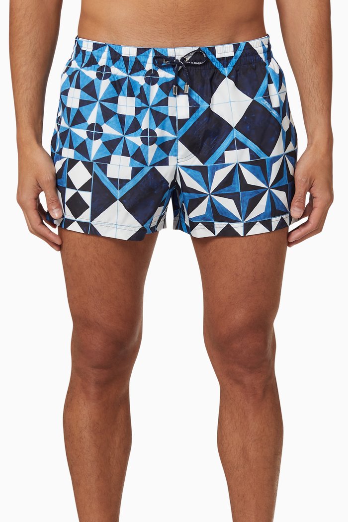 

Majolica Nylon Swim Shorts, Blue