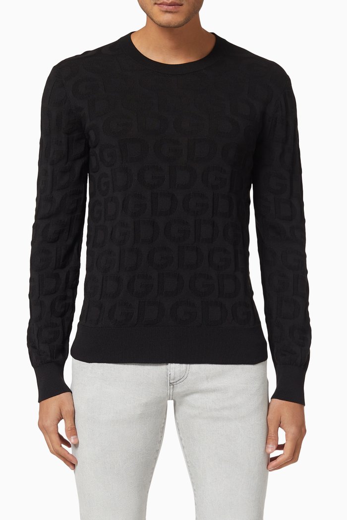 

DG Silk Sweater, Black