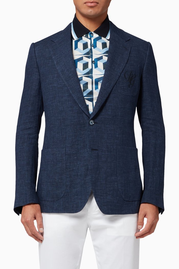 

DG Linen Jacket, Blue