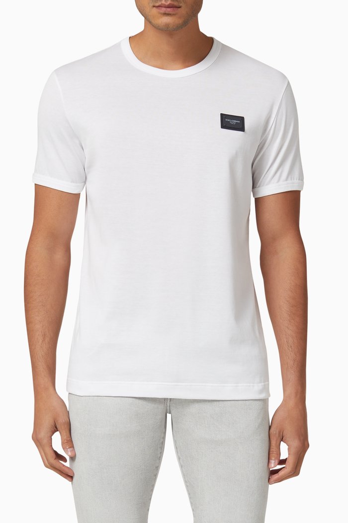 

DG Patch Cotton T-shirt, White