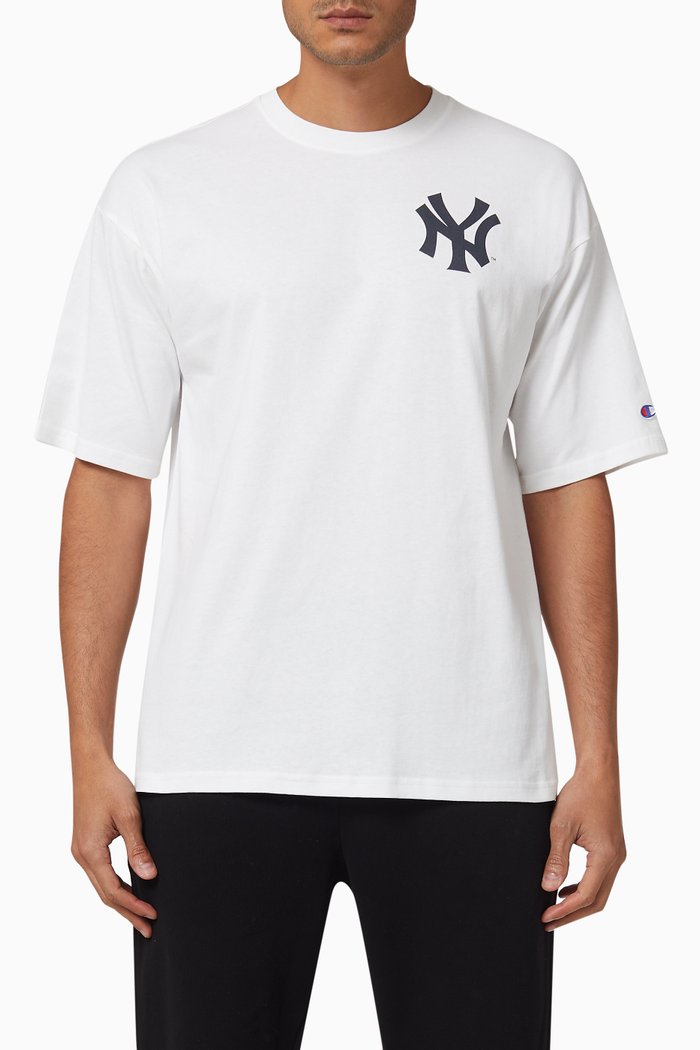 

x MLB New York Yankees Oversized Cotton T-shirt, White