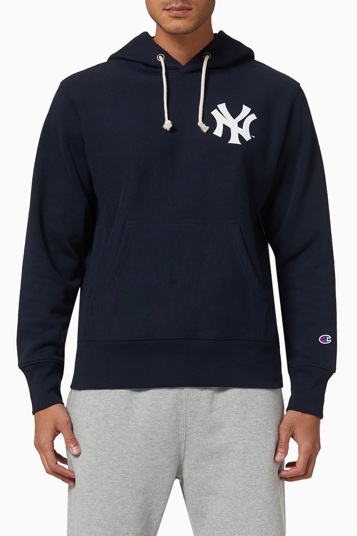 

x MLB New York Yankees Reverse Weave Hoodie, Blue