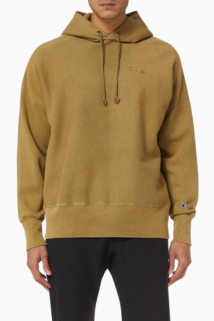 Champion Hooded Sweatshirt, Green