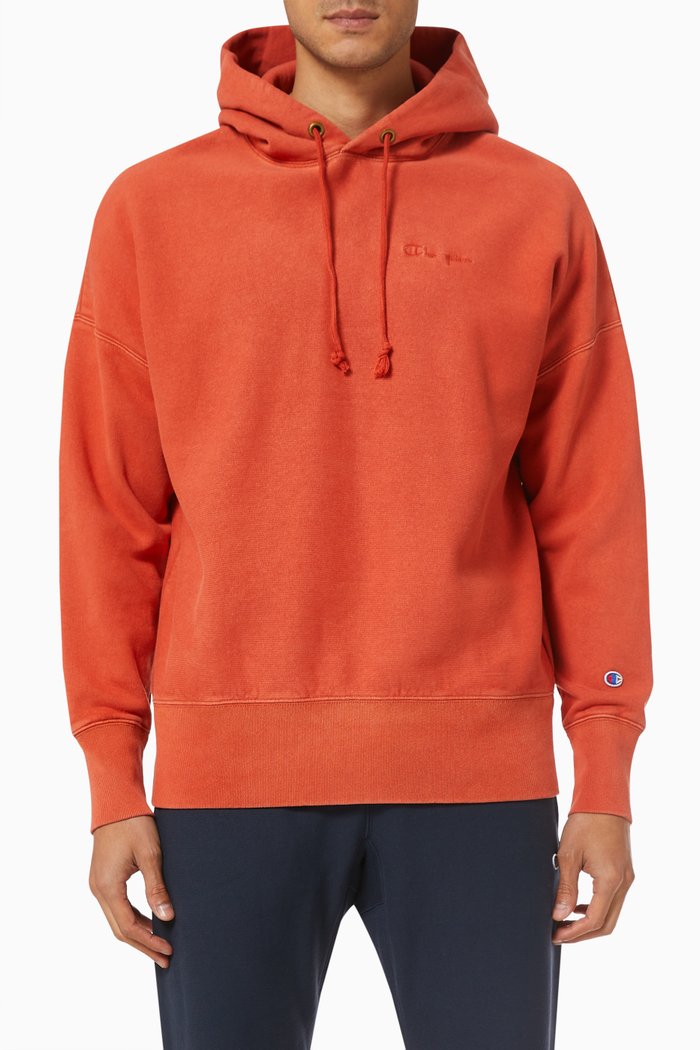 Champion Hooded Sweatshirt, Red