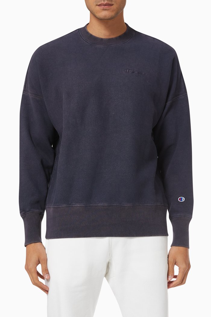 

Reverse Weave Jersey Sweatshirt, Blue