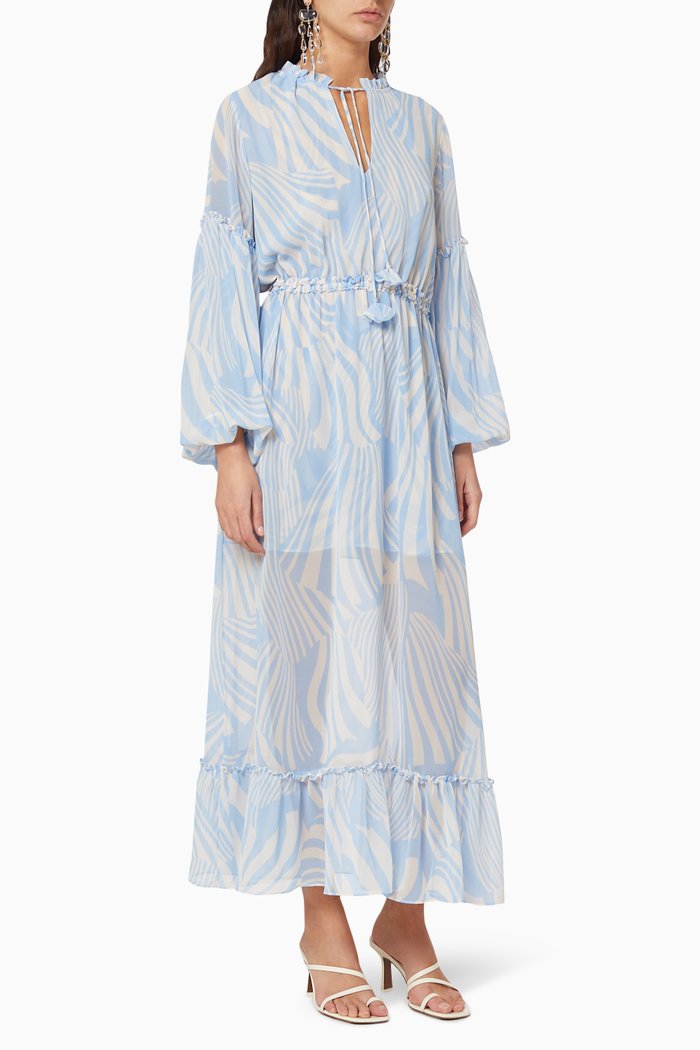 

Amata Chiffon Dress, Blue