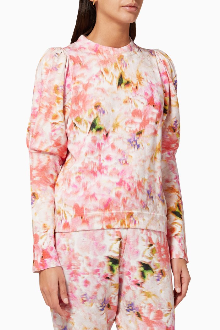 

Kali Silk-blend Knit Top, Pink