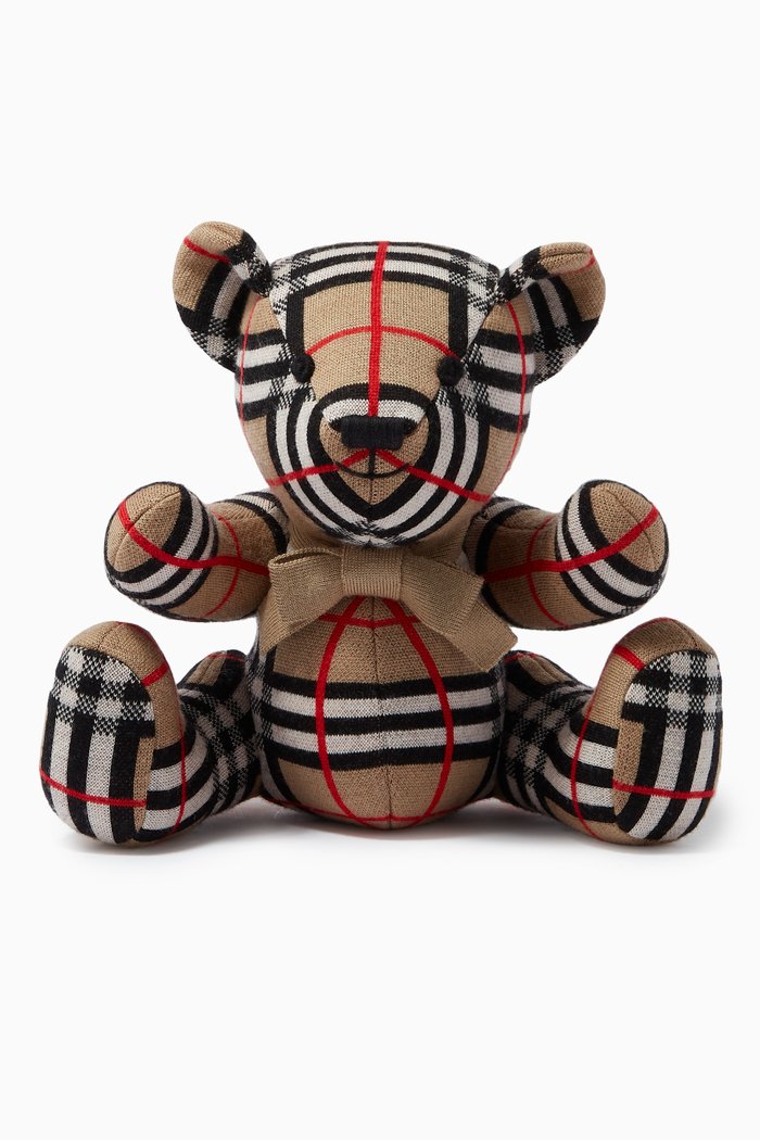 

Thomas Bear in Check Merino Wool, Neutral