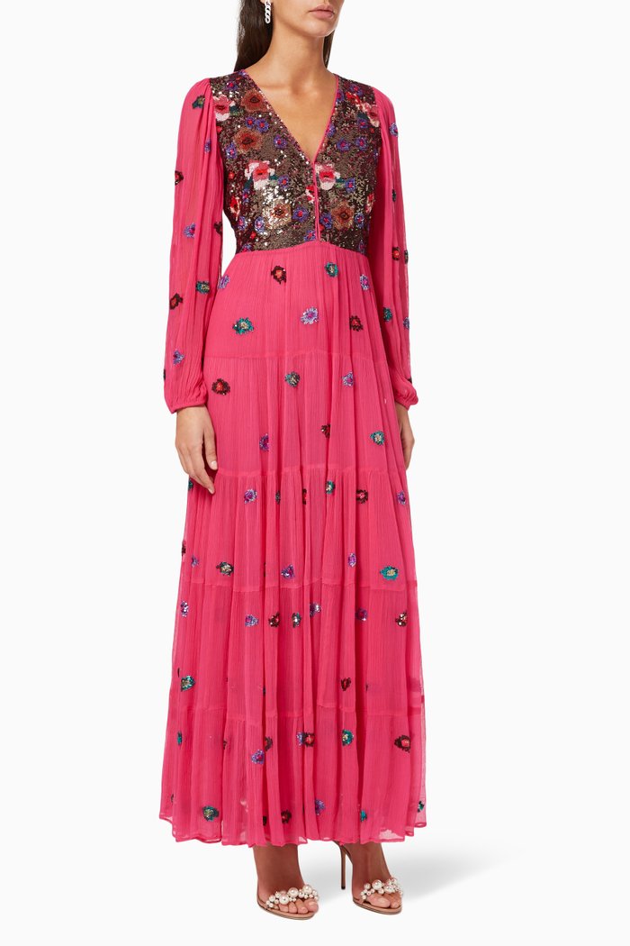 

Anahita Sequin Embellished Dress, Pink