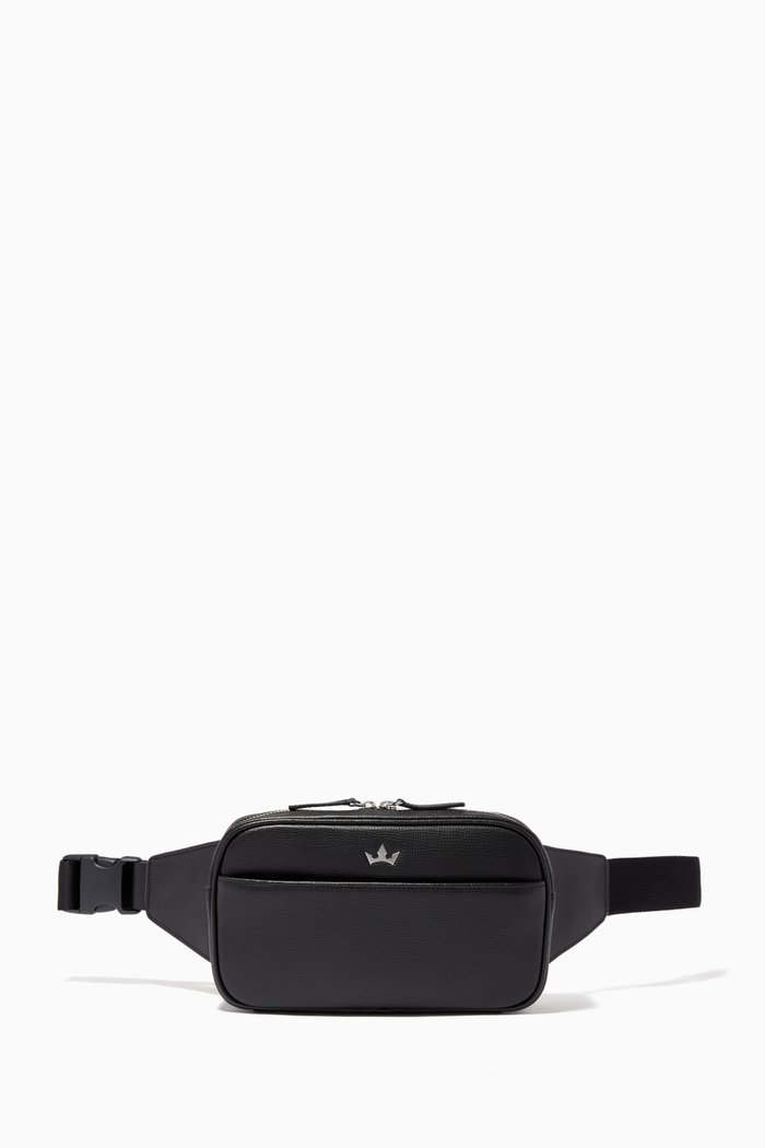 

Award Belt Bag in Italian Leather, Black