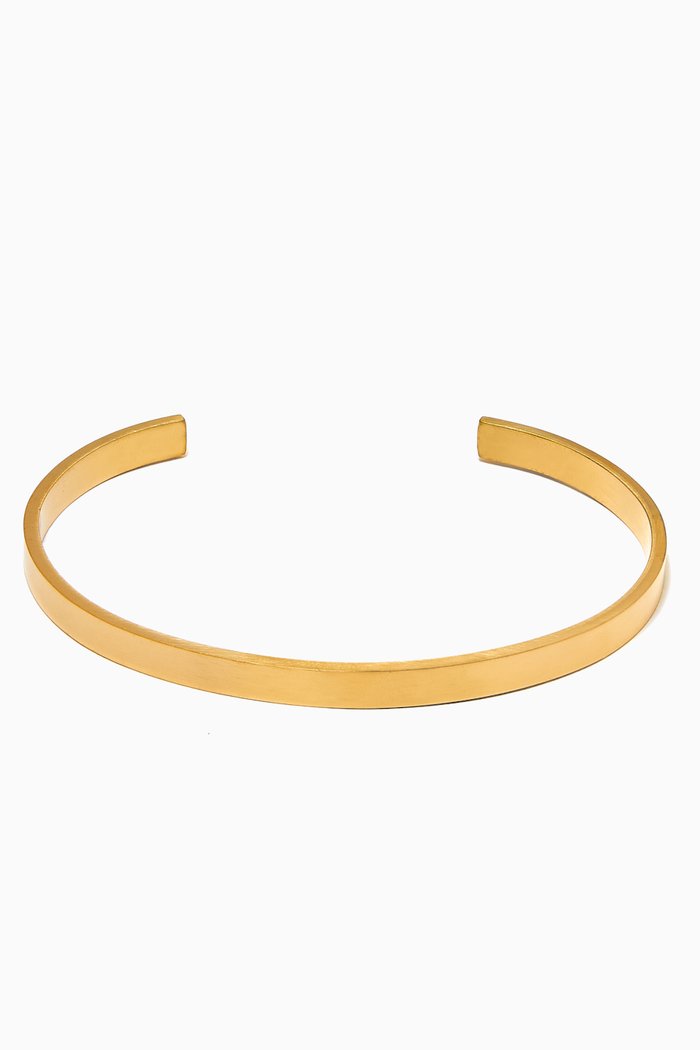 

Lorenzo Cuff Bracelet, Gold