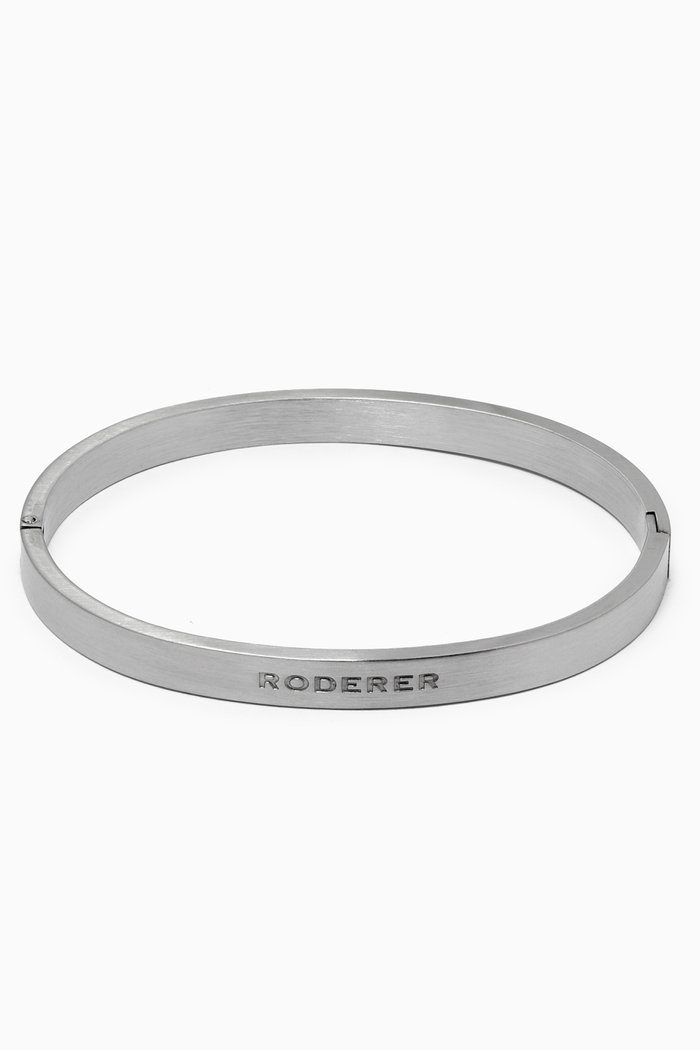 

Riccardo Bangle Bracelet, Silver