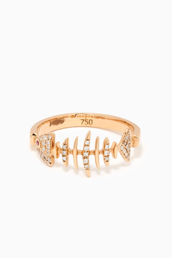 

Wishbone Small Ring in 18kt Yellow Gold