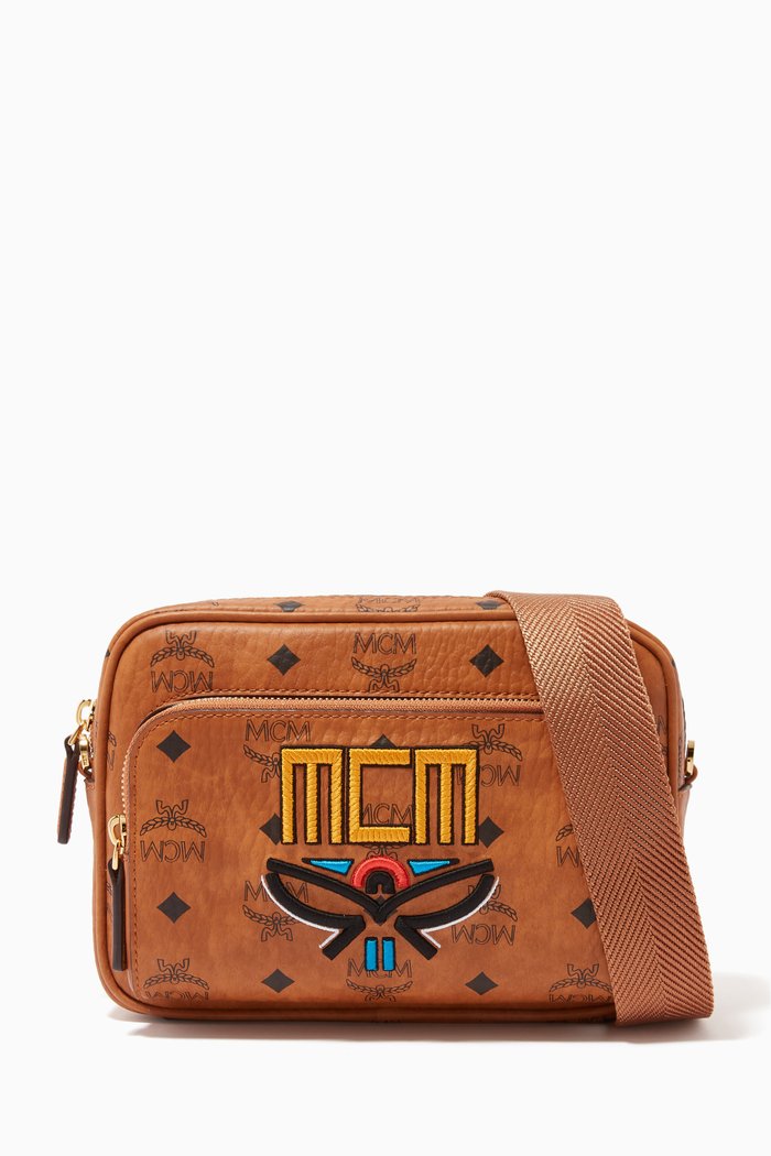 

Small Klassik Crossbody in Visetos, Brown