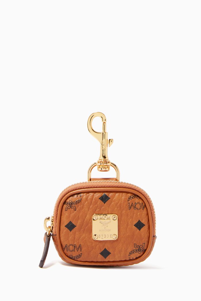 

Pouch Charm in Visetos, Brown