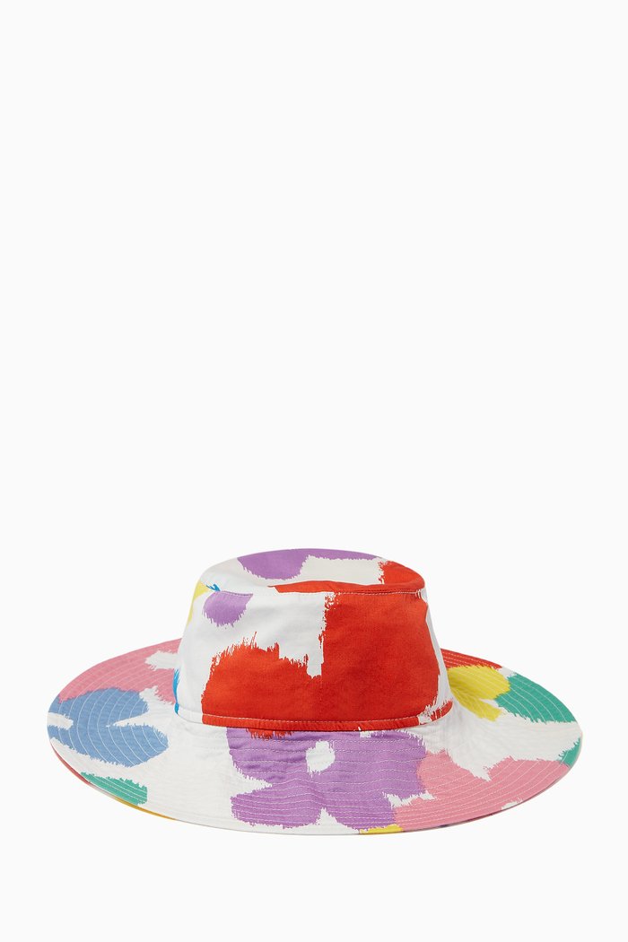 

Flower Hat in Organic Cotton, White