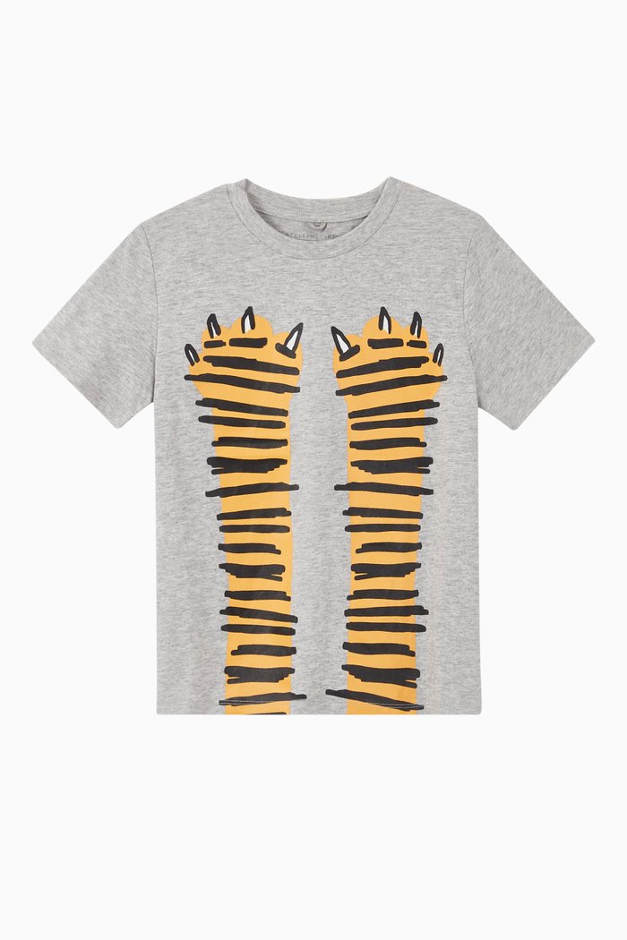 

Paws Up Organic Cotton T-shirt, Grey