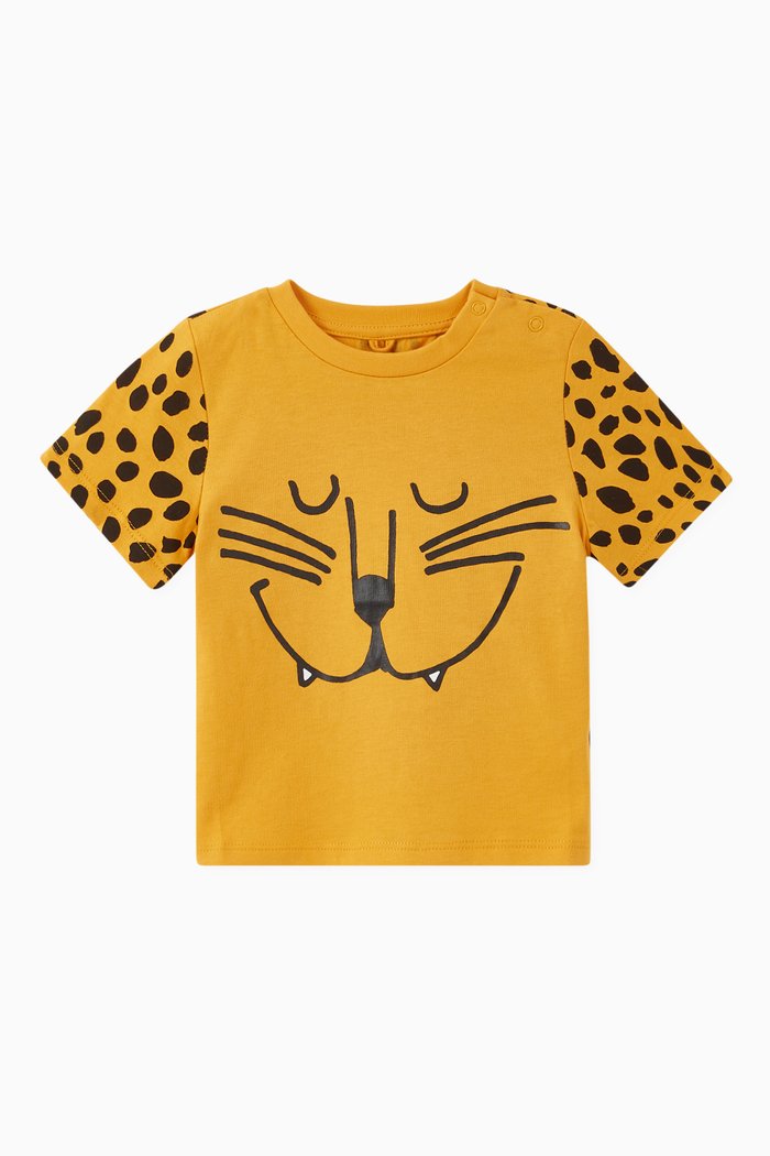 

Cheetah Organic Cotton T-shirt, Yellow
