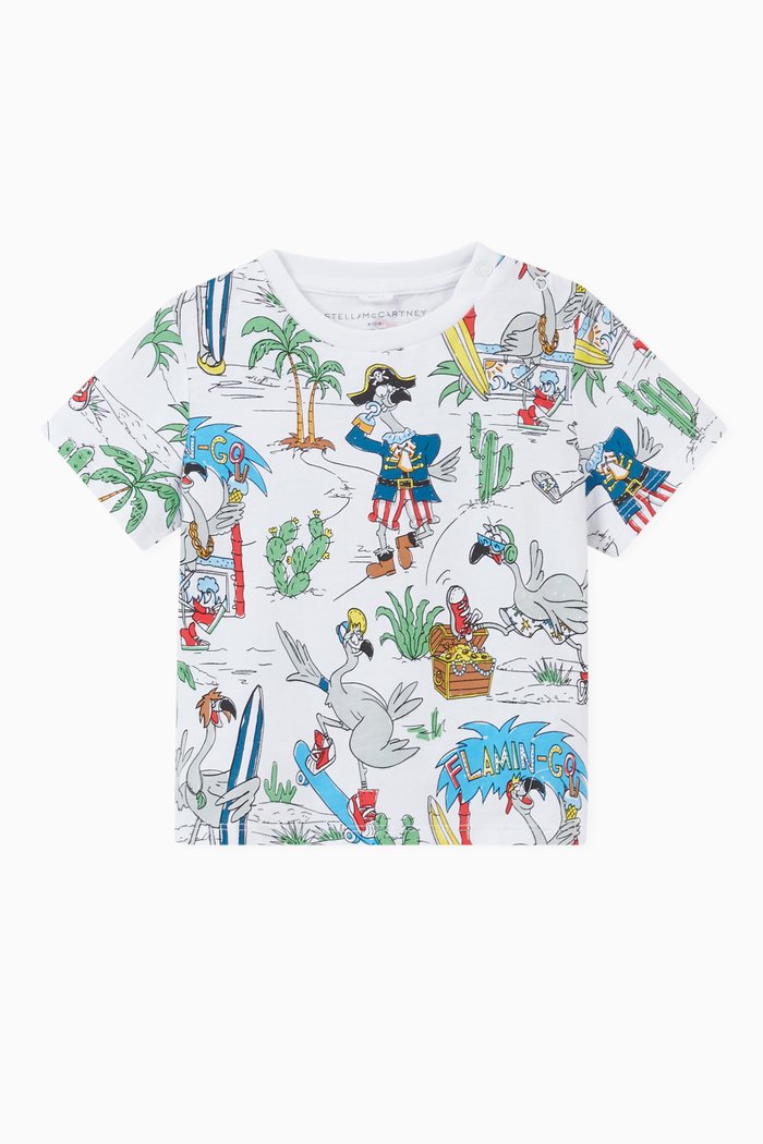 

Flamingo Land Organic Cotton T-shirt, White