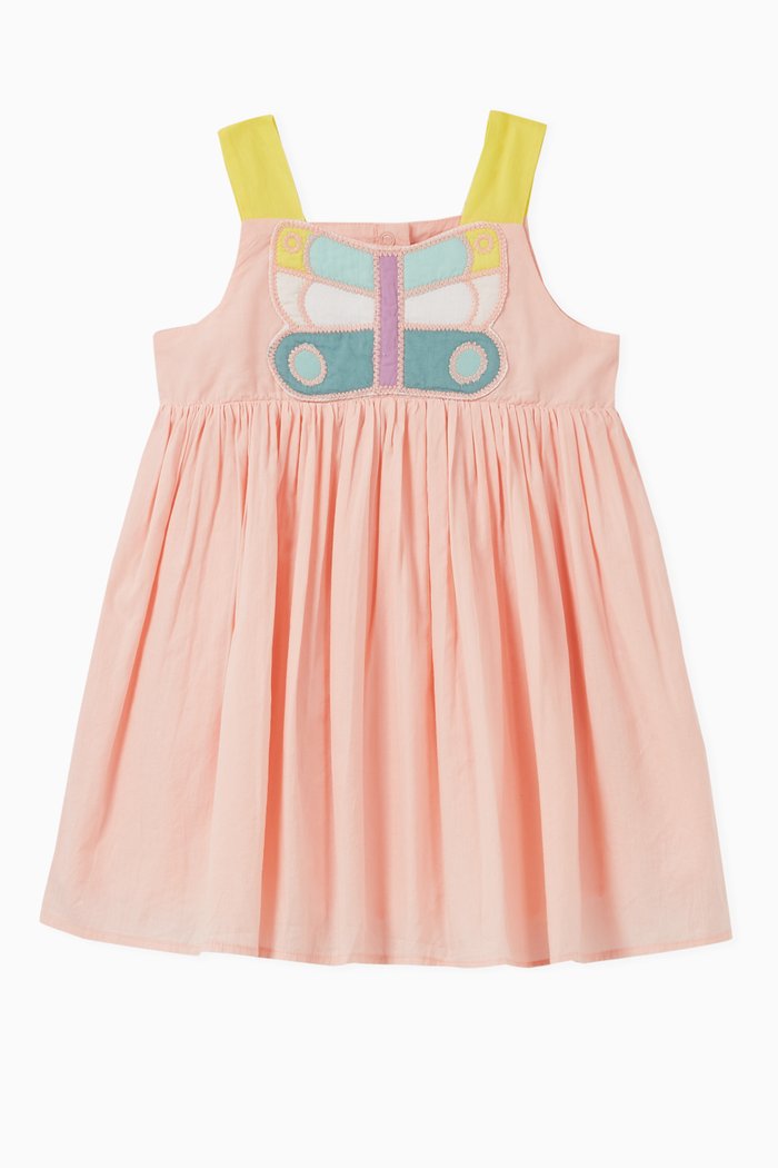 

Butterfly Organic Cotton Dress with Bloomers, Pink