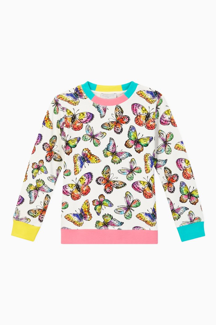 

Butterfly Organic Cotton Sweatshirt, White