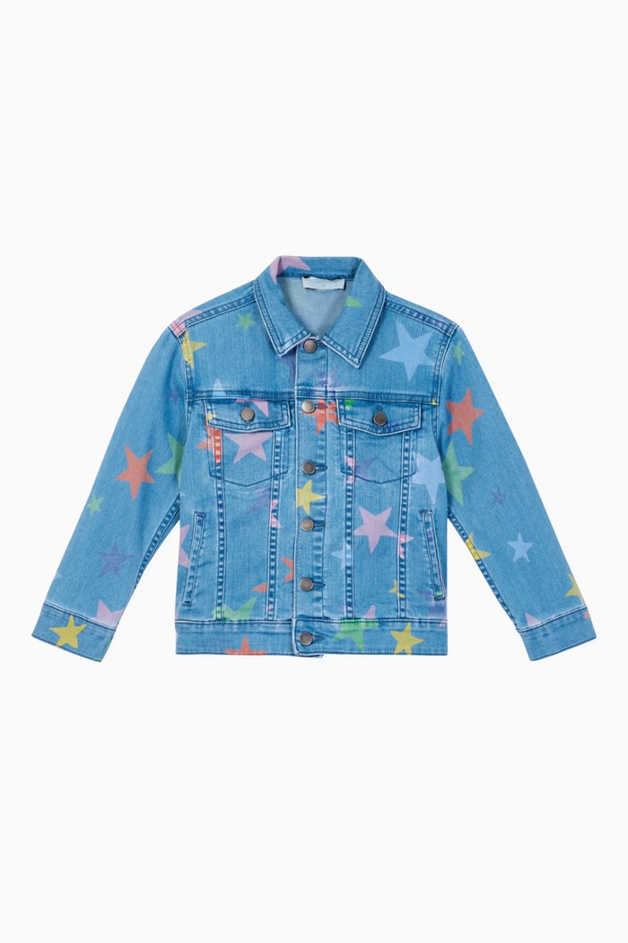 

Stars Organic Denim Jacket, Blue