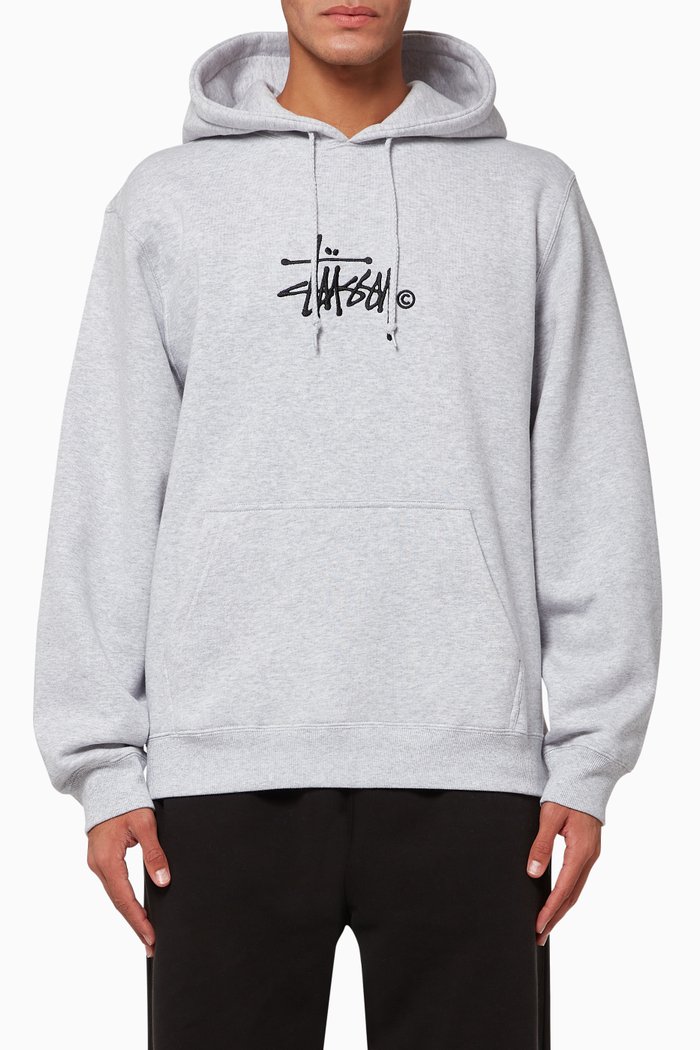 

Copyright Stock Jersey Hoodie, Grey