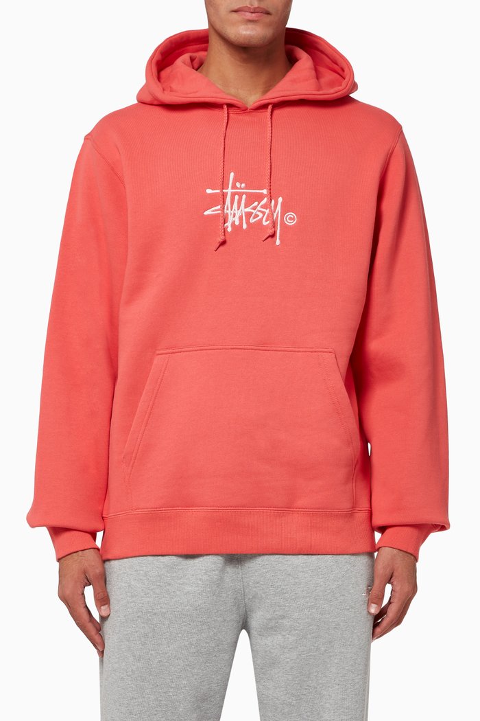Copyright Stock Jersey Hoodie, Red