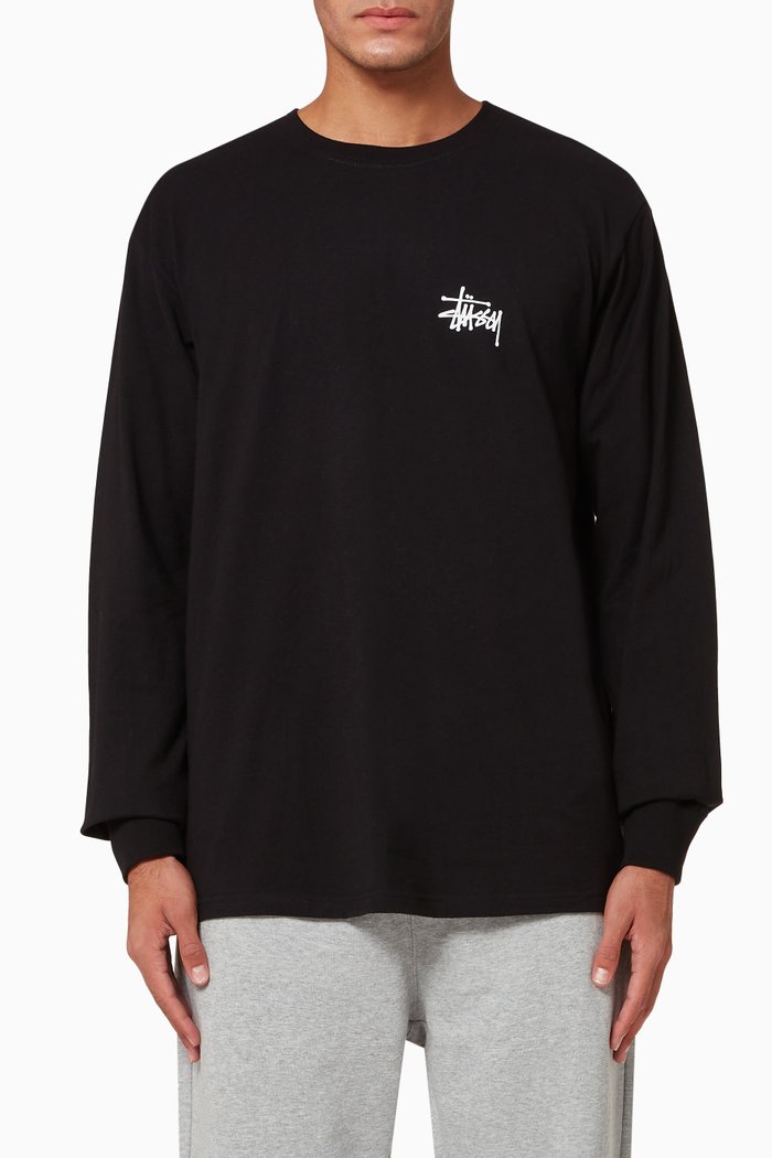 

Basic Stussy Jersey T-shirt, Black