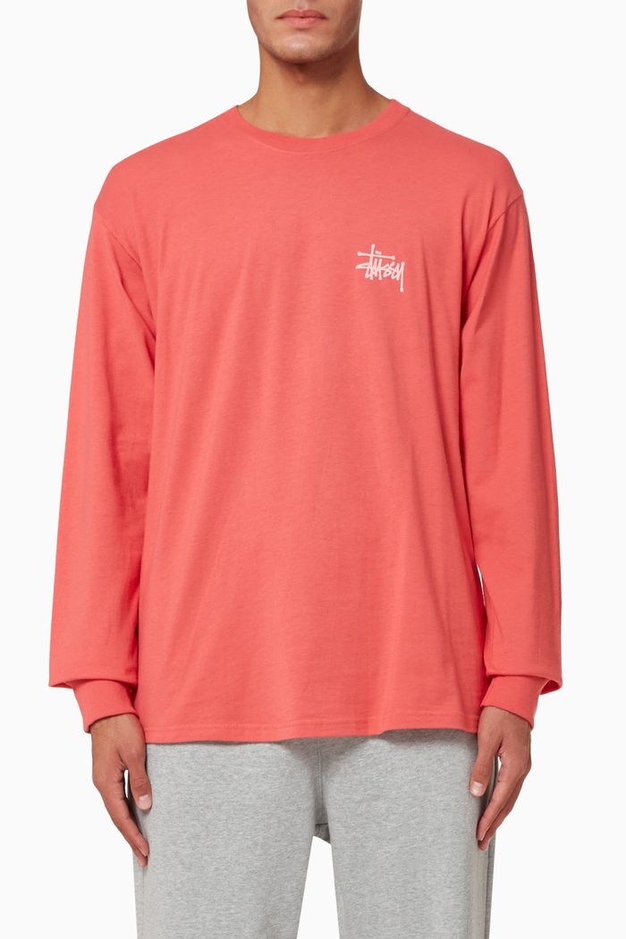 

Basic Stussy Jersey T-shirt, Red