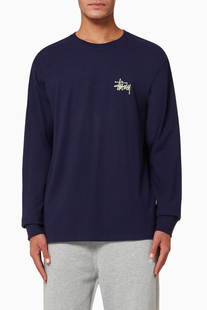 

Basic Stussy Jersey T-shirt, Blue