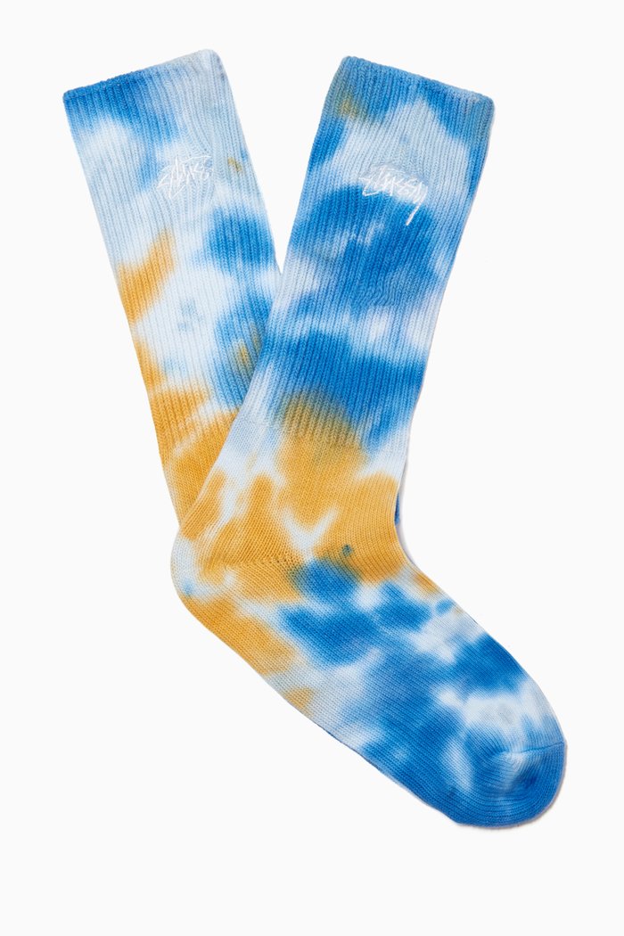 

Earth Dye Crew Socks, Orange