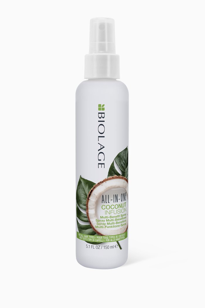 All-In-One Coconut Infusion Multi Benefit Spray, 150ml, Multicolour