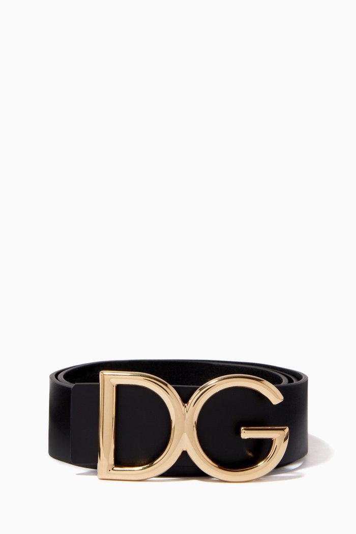 

DG Belt in Leather, 40mm, Black