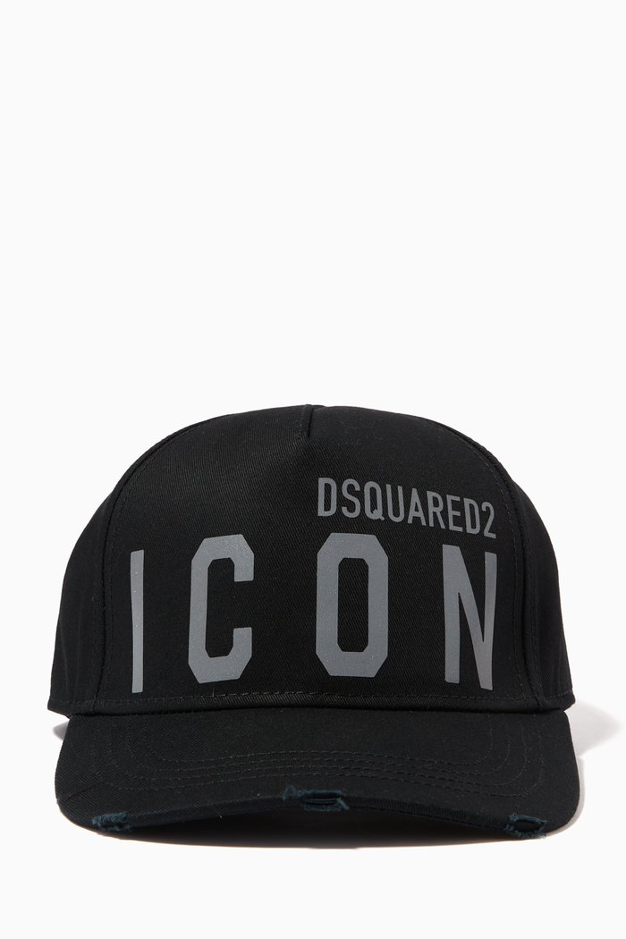 

Icon Logo Cap in Cotton, Black