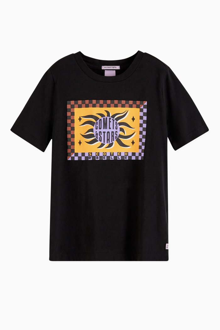 

Artwork Jersey T-shirt, Black