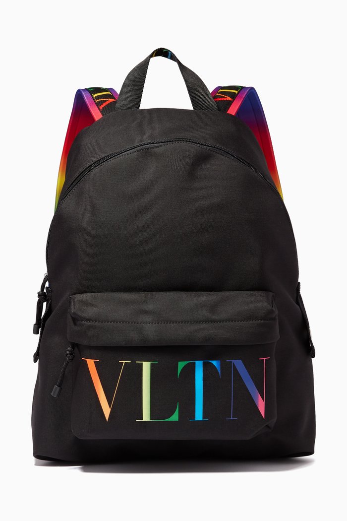 

Valentino Garavani VLTN Backpack in Nylon, Black