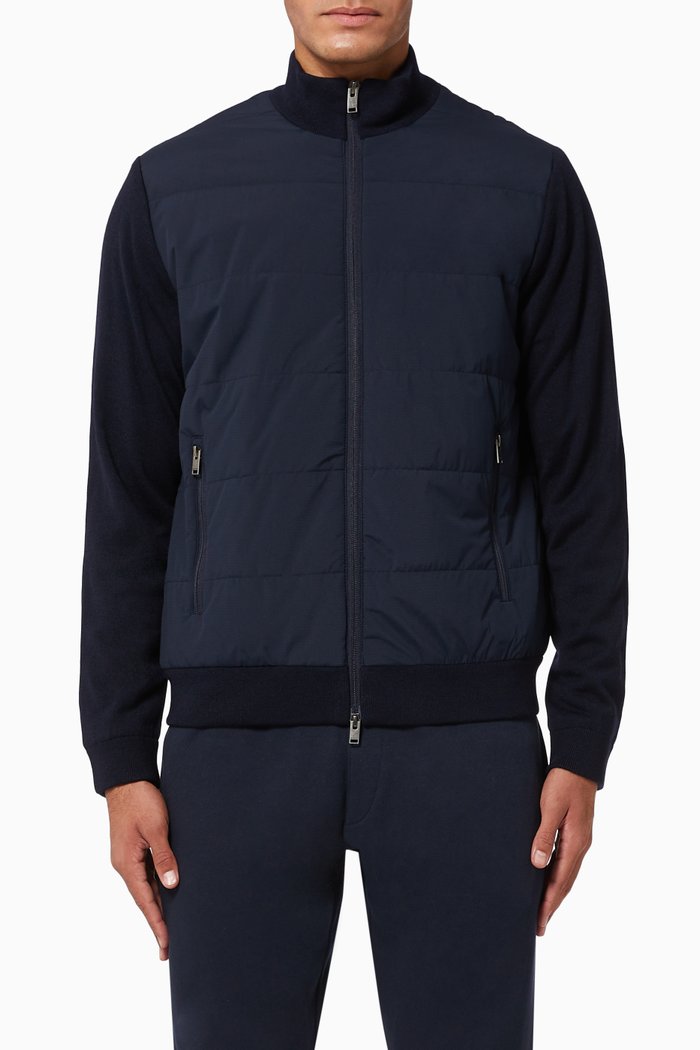 

Padded Hybrid Jacket, Blue