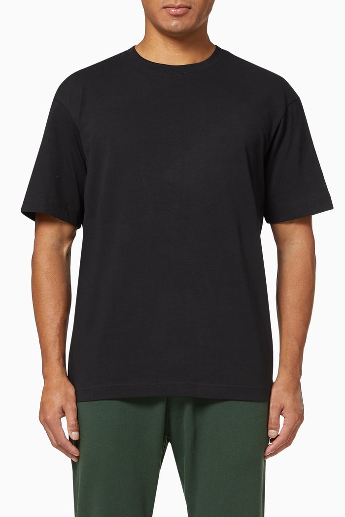 

Organic Cotton Jersey T-shirt, Black