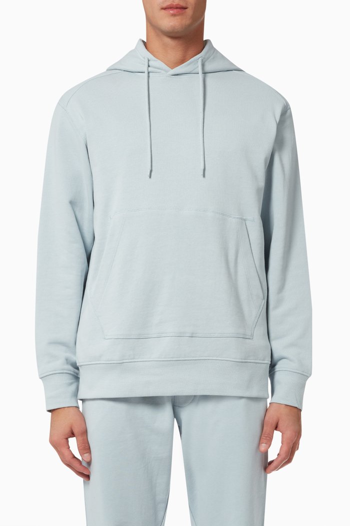 

Organic Cotton Hoodie Sweatshirt, Blue