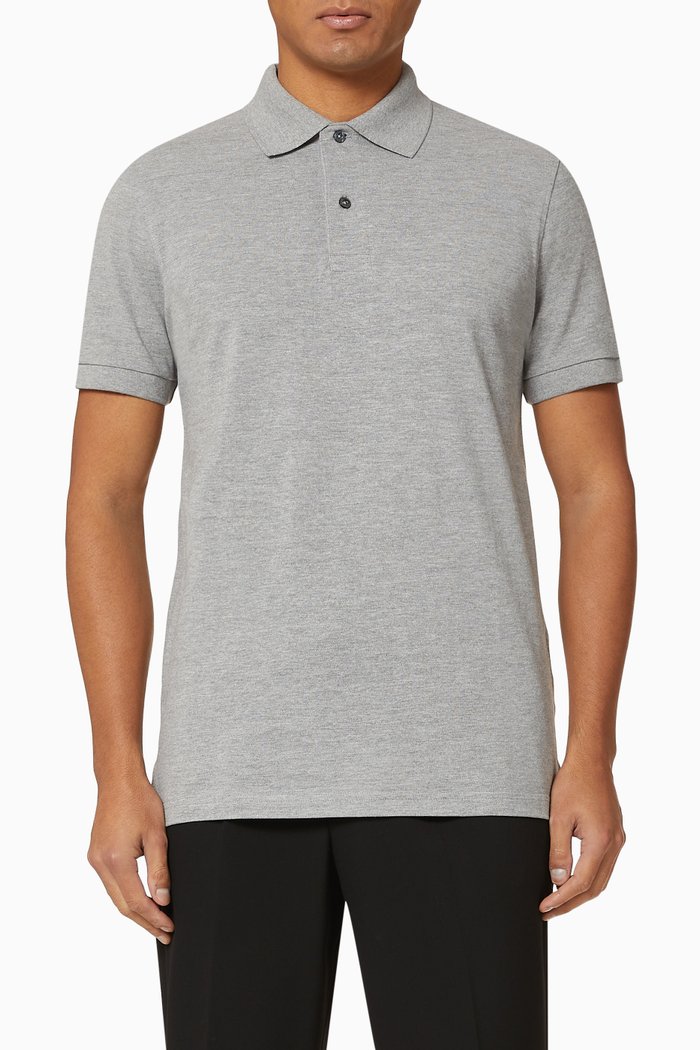 

Polo Organic Cotton Shirt, Grey