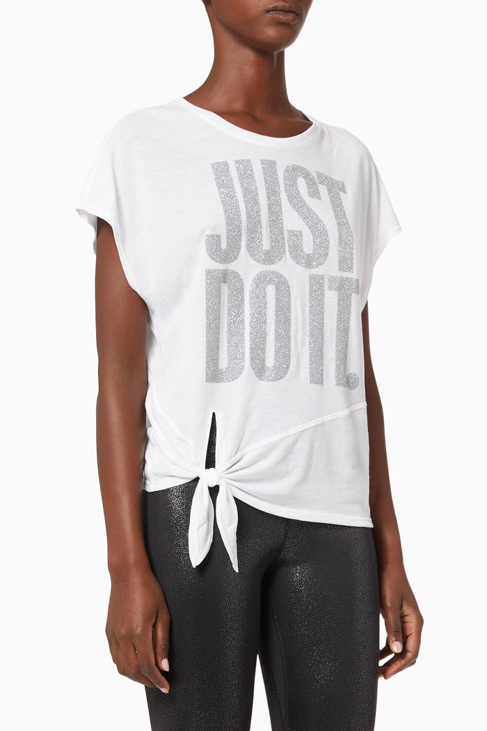 

Dri-FIT Sparkle Training Jersey Top, White