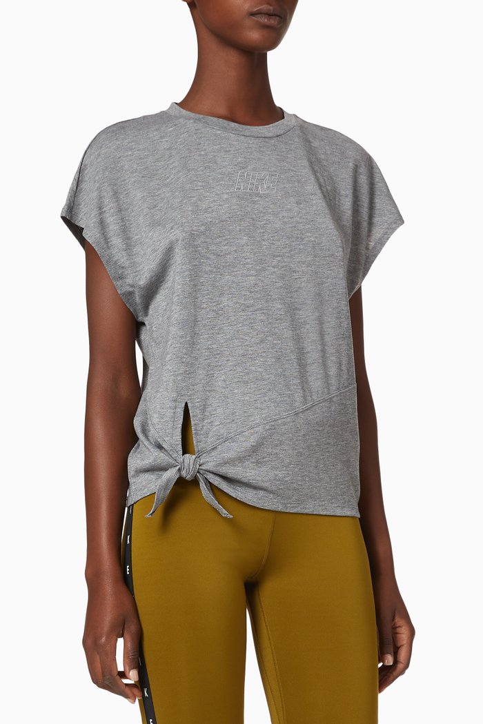 

Nike Dri-FIT Reflective Running Jersey T-Shirt, Grey